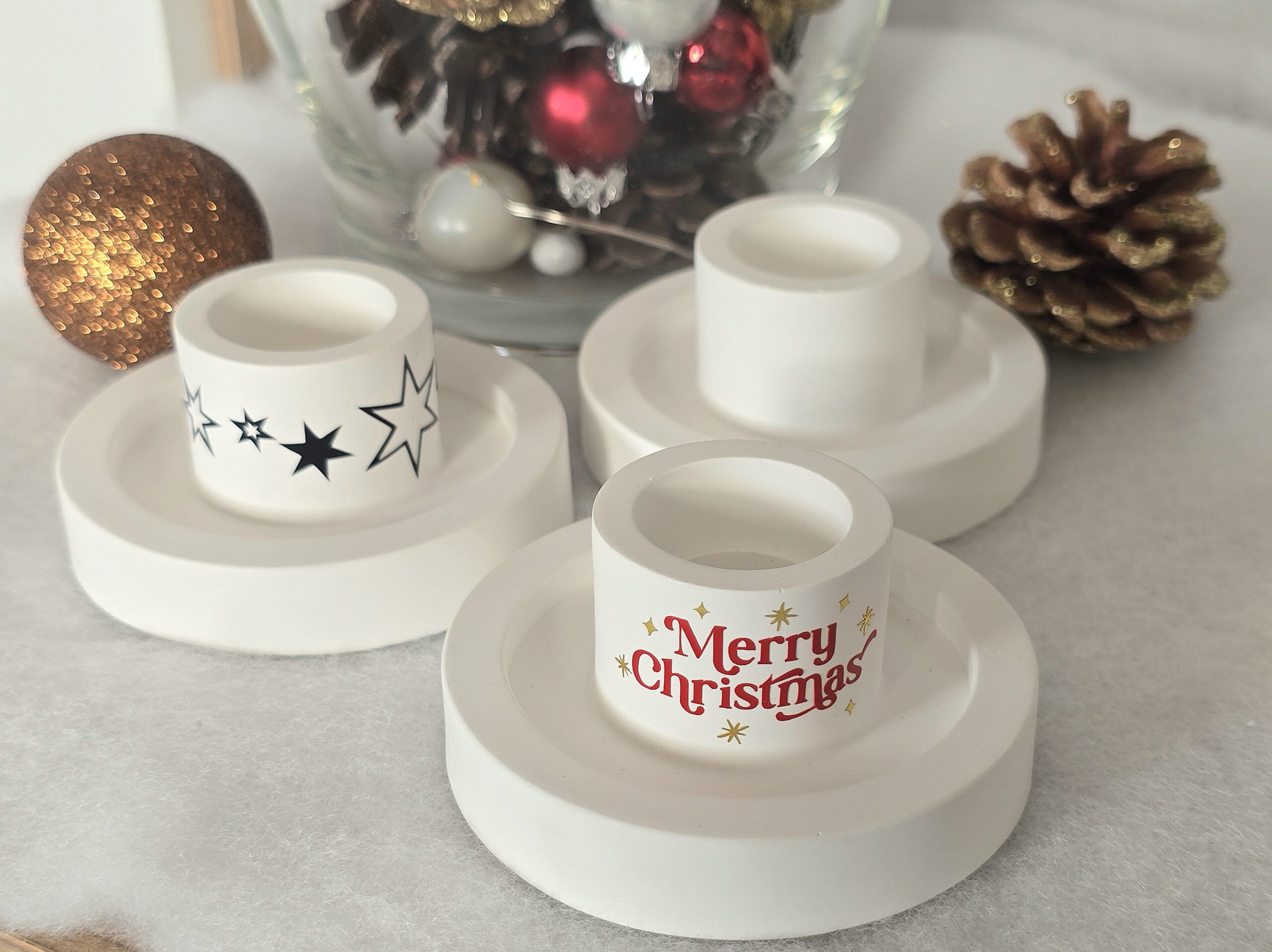 Set Stabkerzenhalter