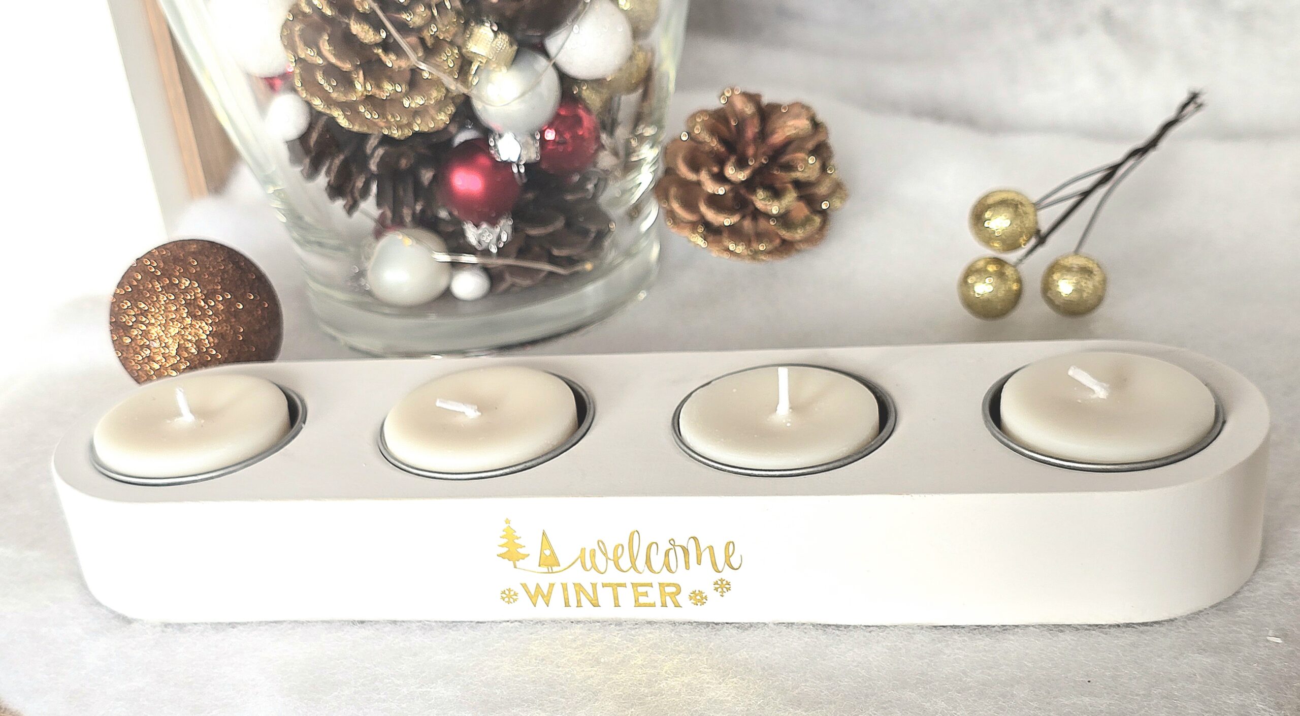 Teelichthalter 4er Welcom